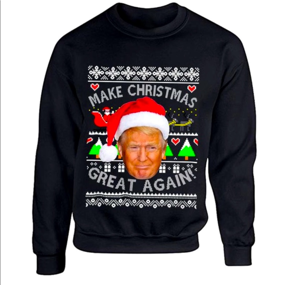 Ugly Christmas sweater Trump  3XL